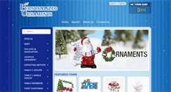 Desktop Screenshot of mypersonalizedornaments.com