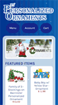 Mobile Screenshot of mypersonalizedornaments.com